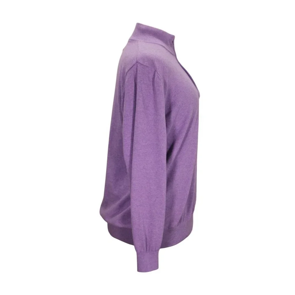 LL Bean Vintage 1/4 Zip Mock Neck Pullover Men’s Size XL Cashmere‎ Blend